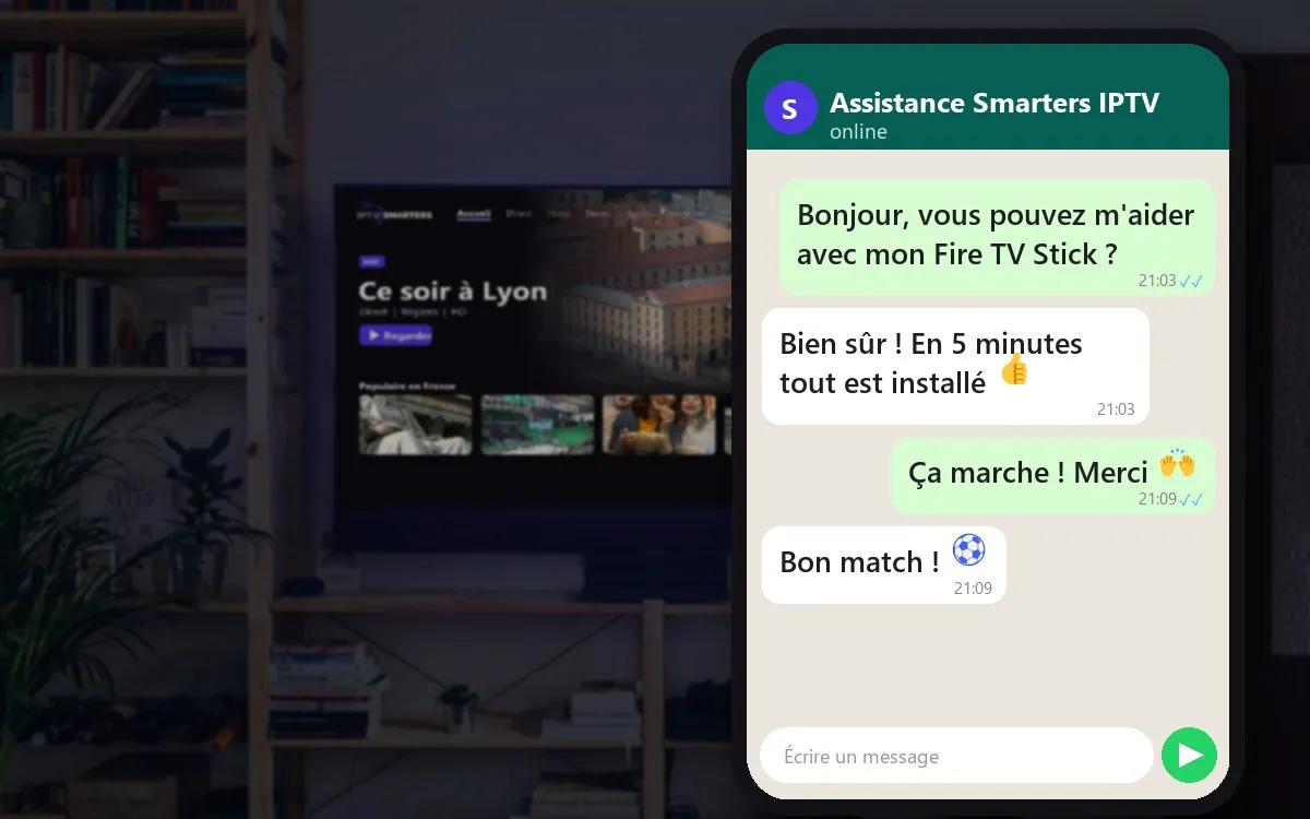 Assistance en français avec l'IPTV en France