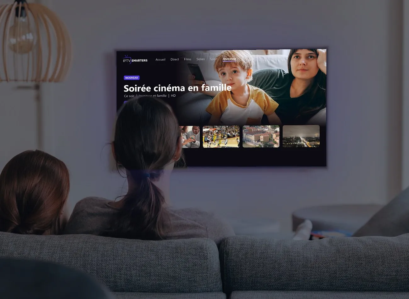 Test IPTV en France sur la télévision